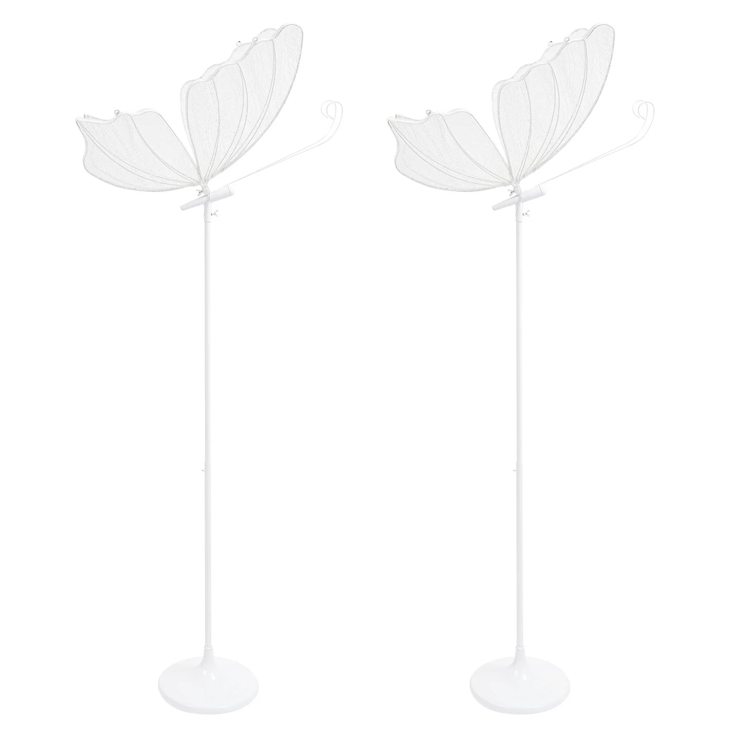 2Pack Romantic Butterfly Floor Lamp With LED Lights For Home