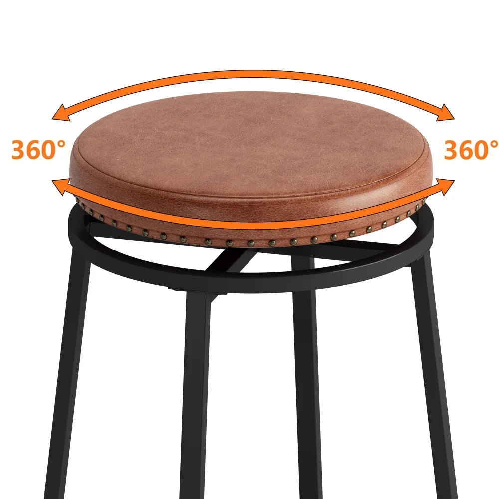 Three Drawer Dining Table Set With Power Outlets And PU Stools