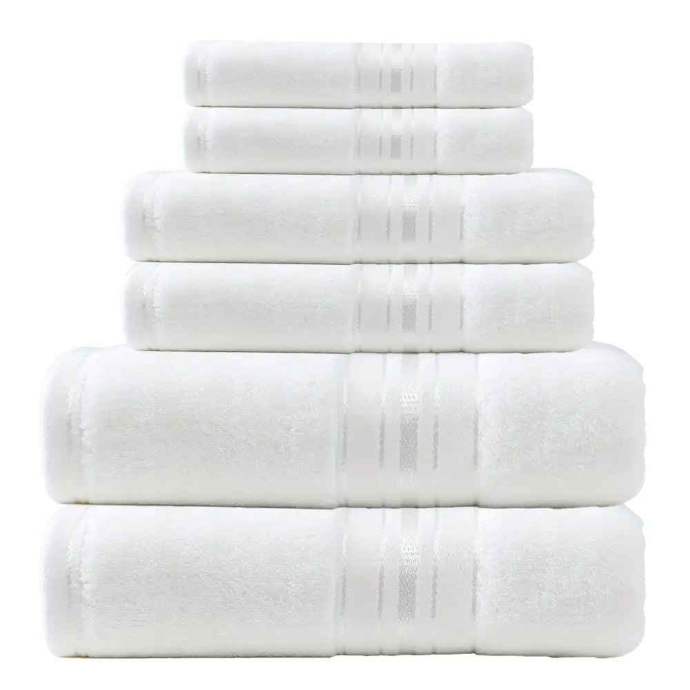 Luxury Turkish Cotton Bath Towel Set For Bathroom Use