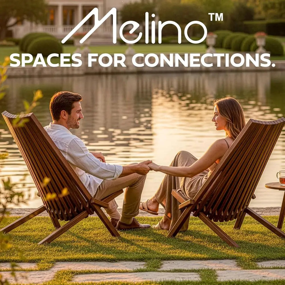Premium Acacia Wood Folding Outdoor Patio Garden Lounge Chair Set