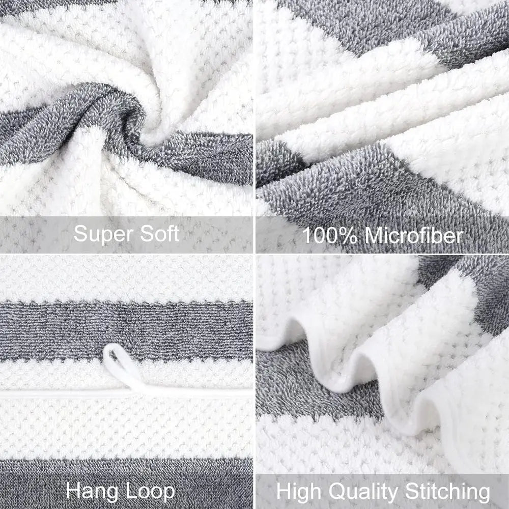 Fast Drying Microfiber Bath Towels For Home And Travel
