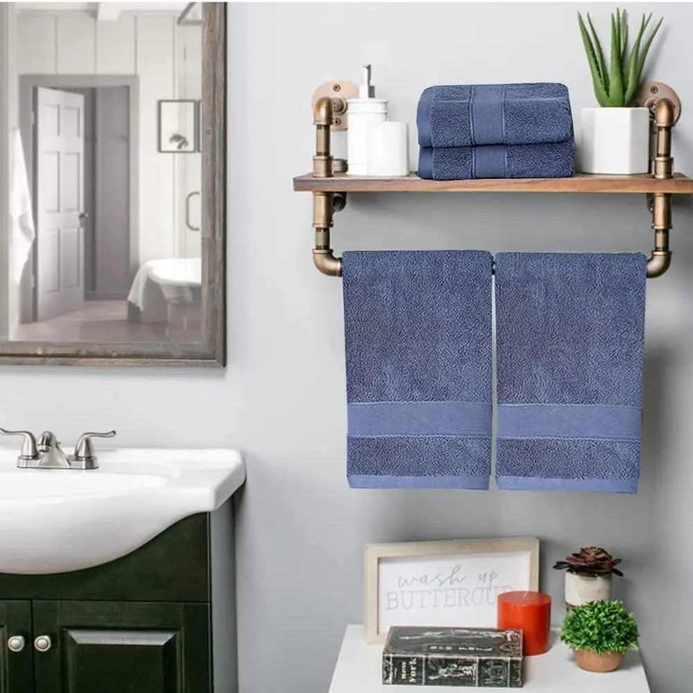 Premium Absorbent Cotton Hand Towels For Home And Bathroom Use