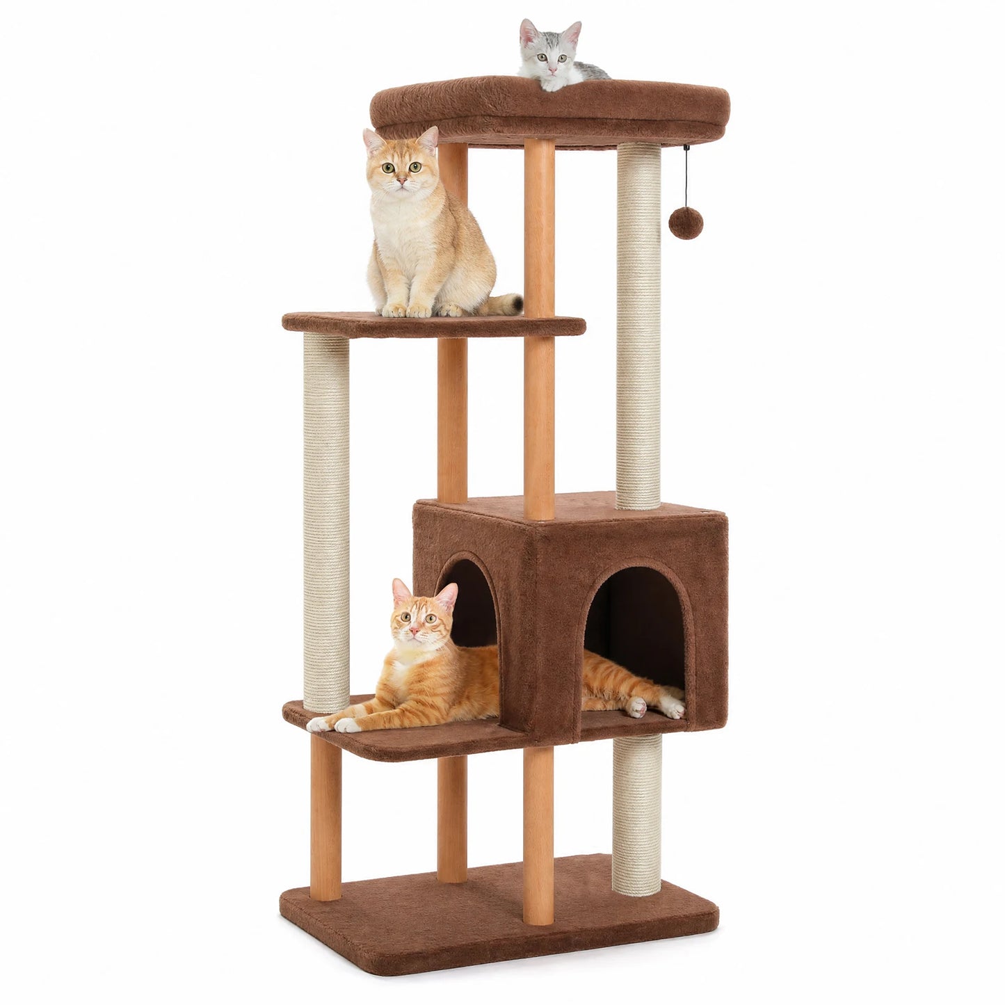 PAWZ Road Multi Tier Cat Tree Sisal Scratcher Soft Bed