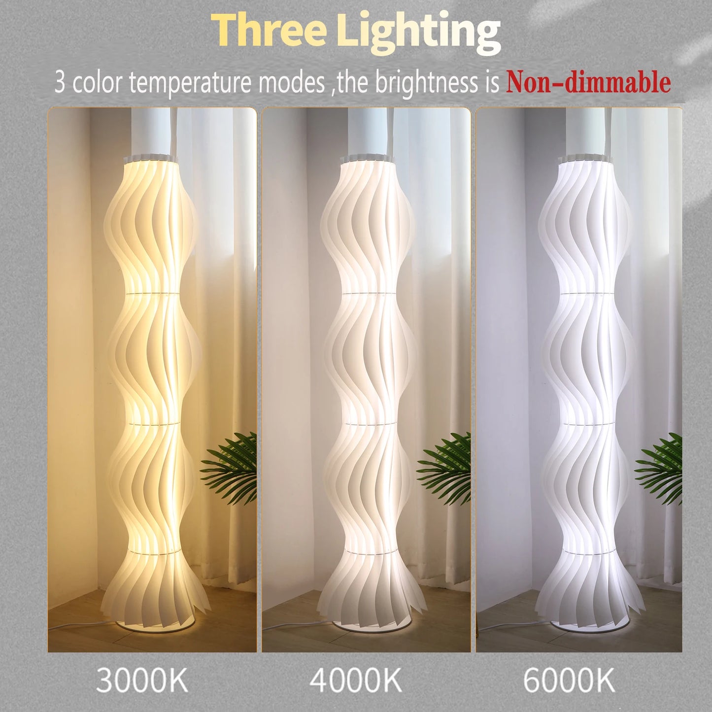 LUVODI LED Floor Lamp Dimmable Tall Standing Corner Lighting