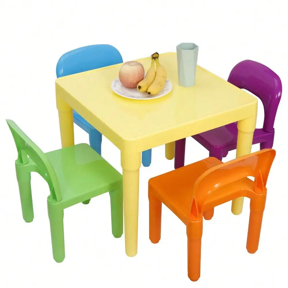 Kids Table and Chairs Set for Toddlers Creative Playroom Furniture