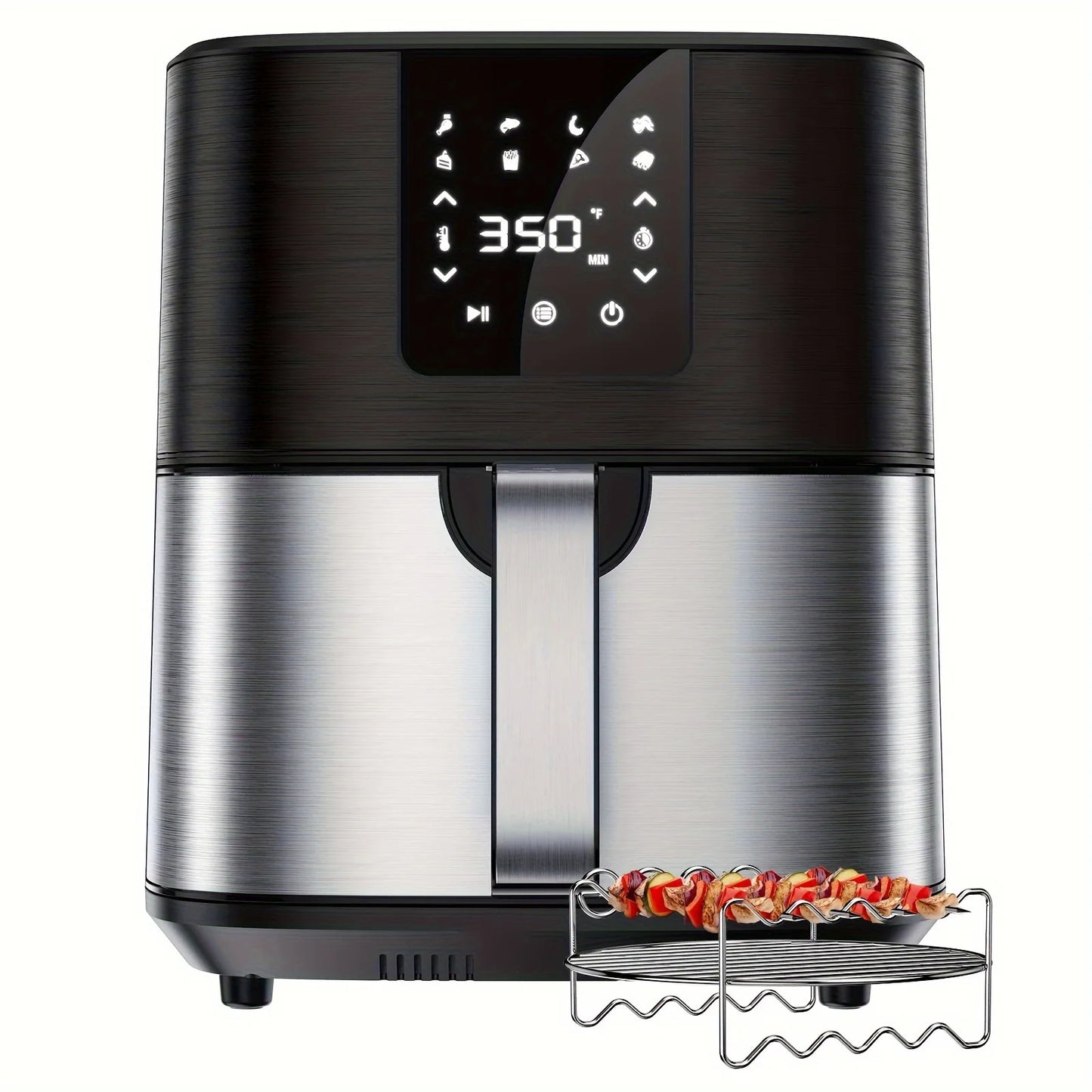 KitCook Digital Air Fryer With Eight Preset Programs And Touchscreen Control