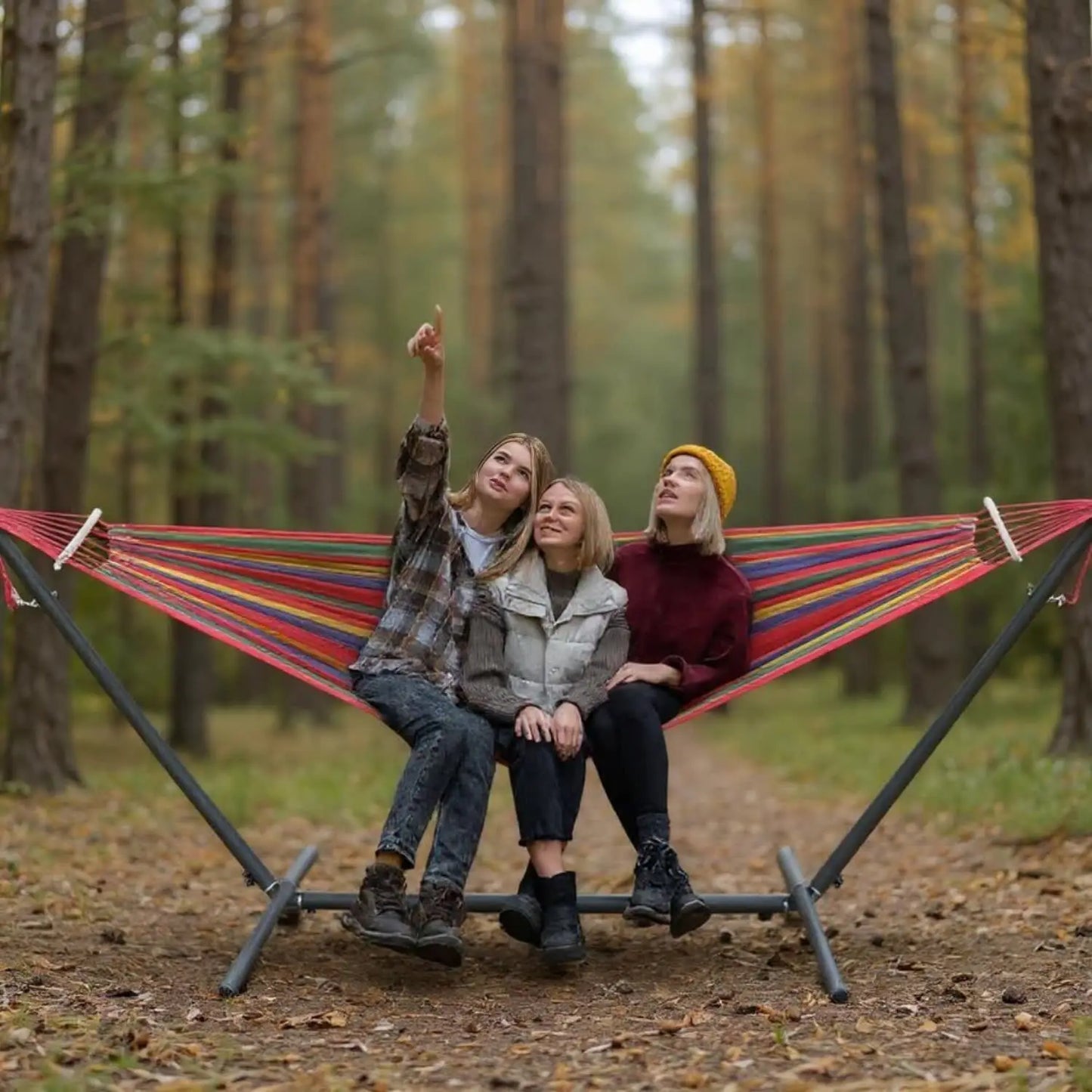 Gyroor Adjustable Stand Hammock With Storage Bag For Outdoor
