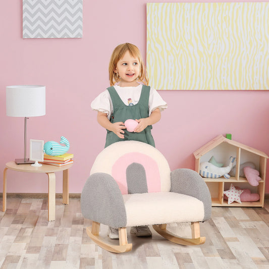 Rocking Toddle Sofa Chair for Nursery Playroom and Bedroom