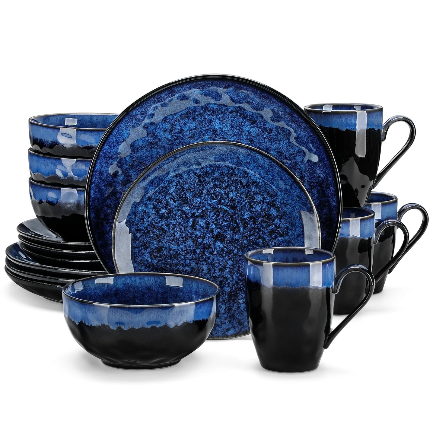 MALACASA Dinnerware Set Service for 4, 8, 12 Guests