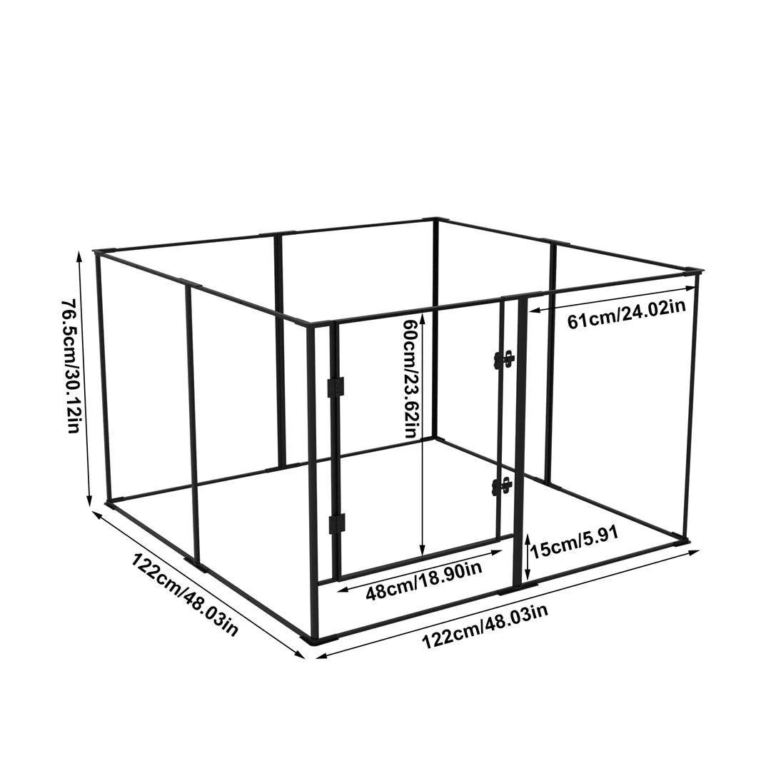 Bingopaw Modular Dog Playpen And Pet Exercise Fence For Puppies