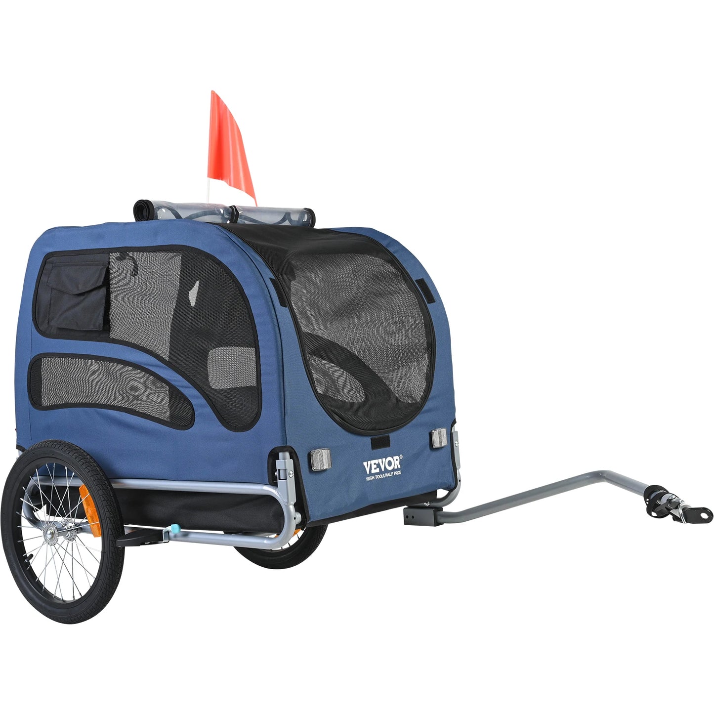 Pet Bicycle Trailer Carrier ForDogs With Reflectors And Safety