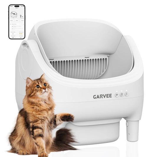 HiMISS Self Cleaning Automatic Cat Litter Box With App Control Odor Free