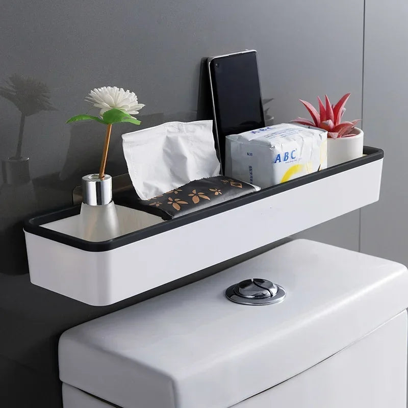 Wall Mounted Bathroom Above Toilet Storage Rack Organizer