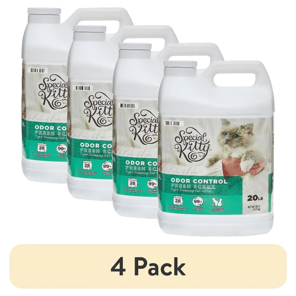 Special Kitty Clumping Cat Litter With Fresh Scent Odor Control
