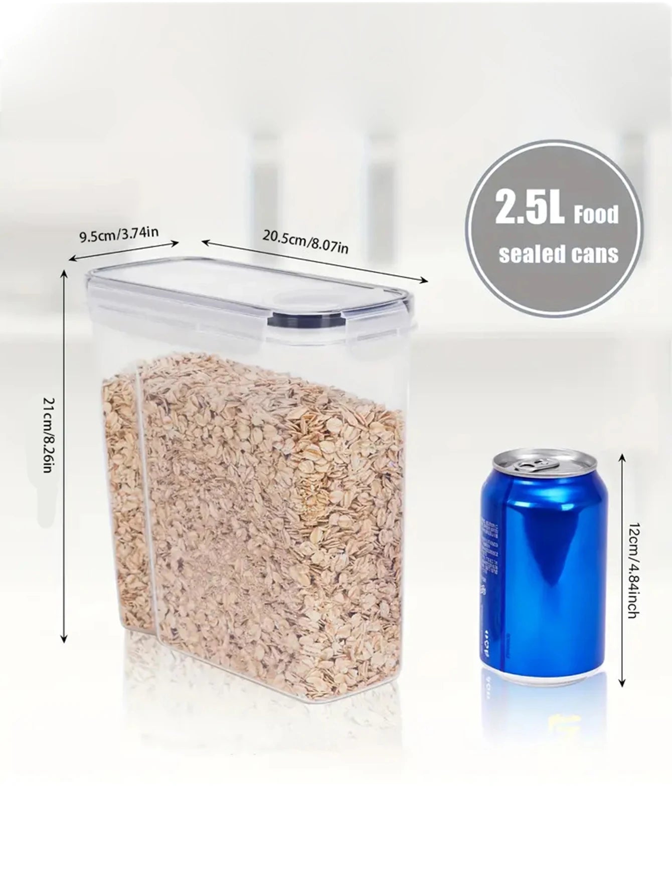 Airtight Food Storage Containers For Kitchen Pantry Organization