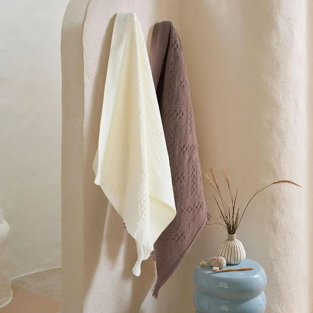 Premium Turkish Cotton Bath Towel Set For Bathroom Use