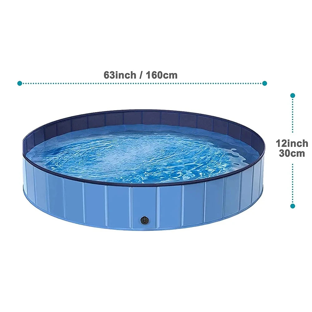 Portable Foldable Dog Swimming Pool And Grooming Tub Basin