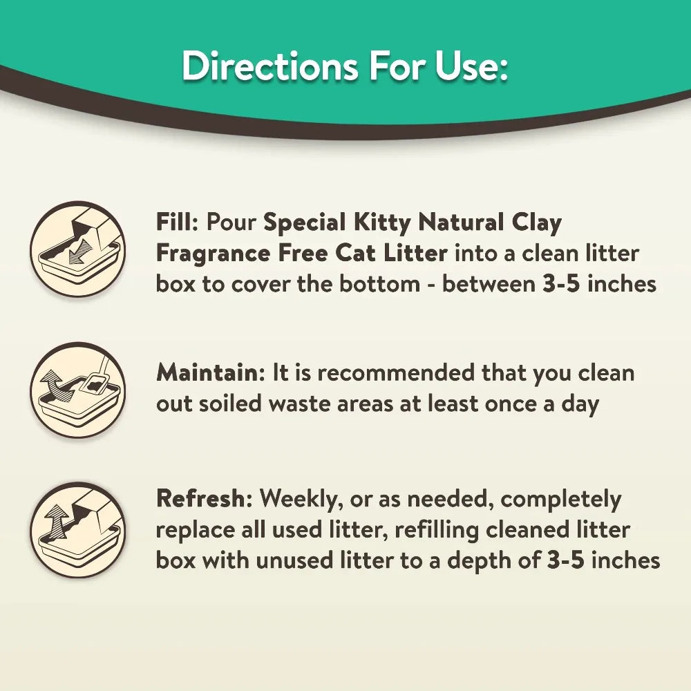 Special Kitty Clumping Cat Litter With Fresh Scent Odor Control