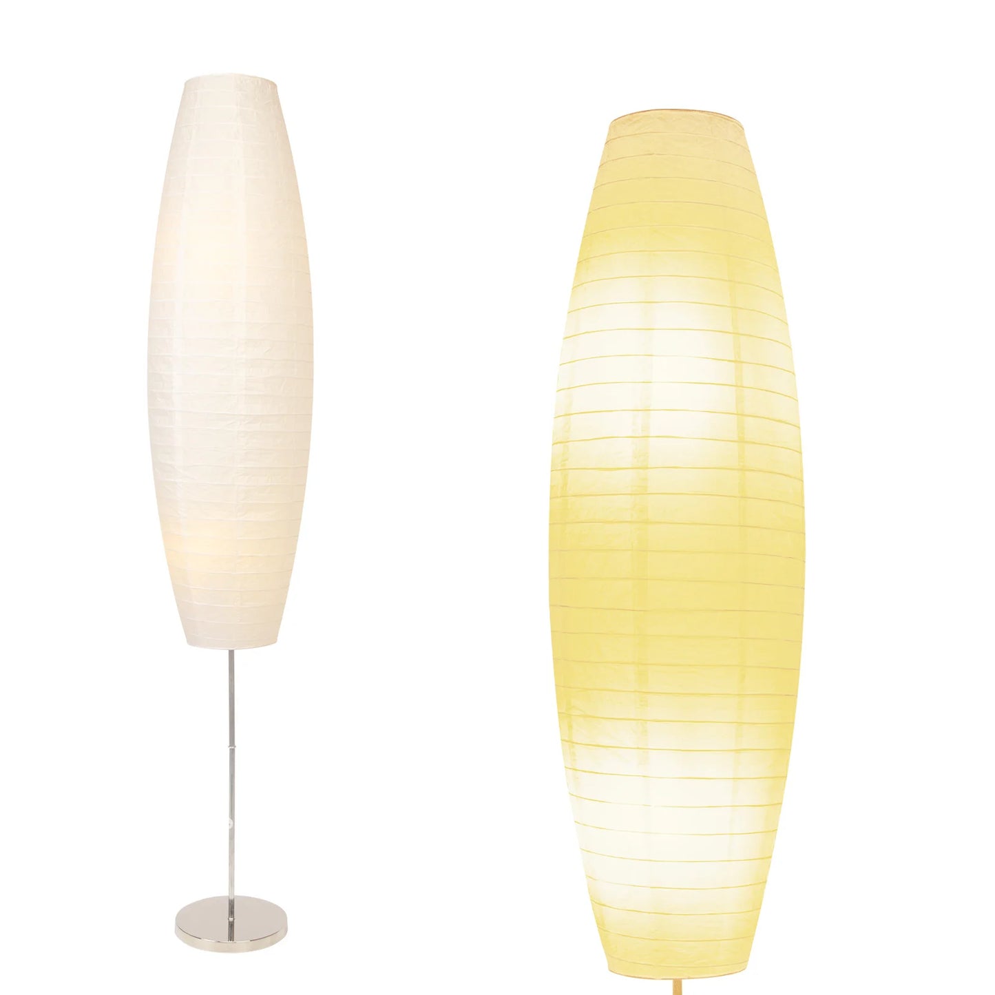 Minimalist Japanese Paper Rice Floor Lamp For Home