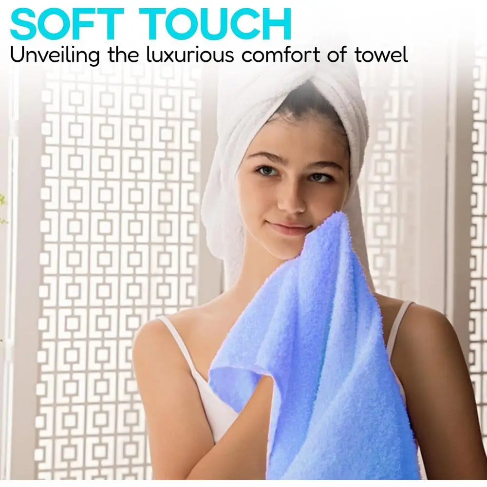 Premium Soft Terry Bath Towel Set For Bathroom And Gym