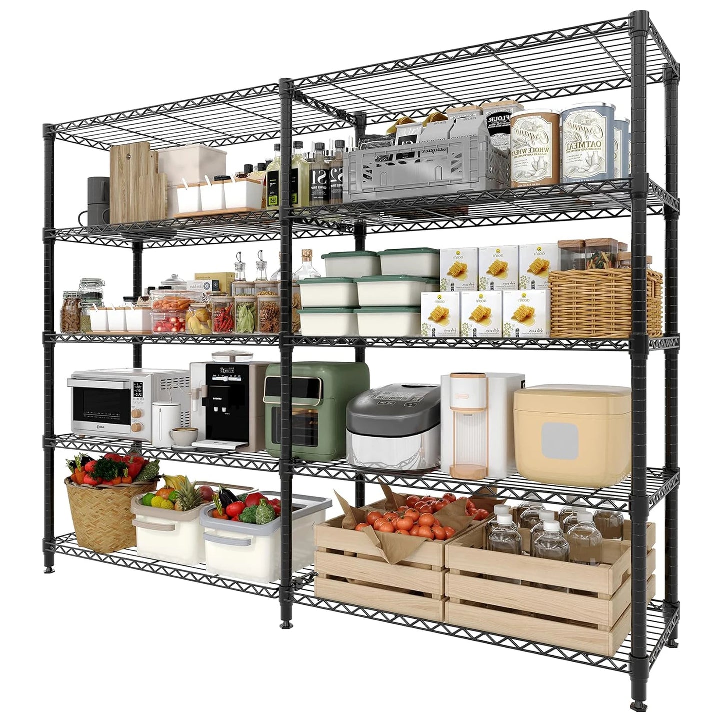 Twister CK Heavy Duty Metal Storage Shelves Adjustable Rack