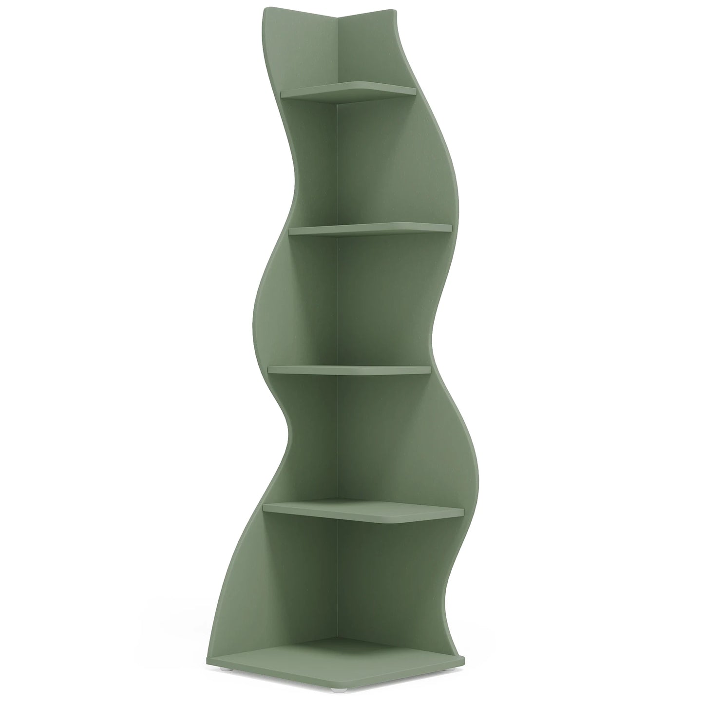 Tribesigns 5 Tier Corner Shelf Bookcase Storage Rack Plant Stand