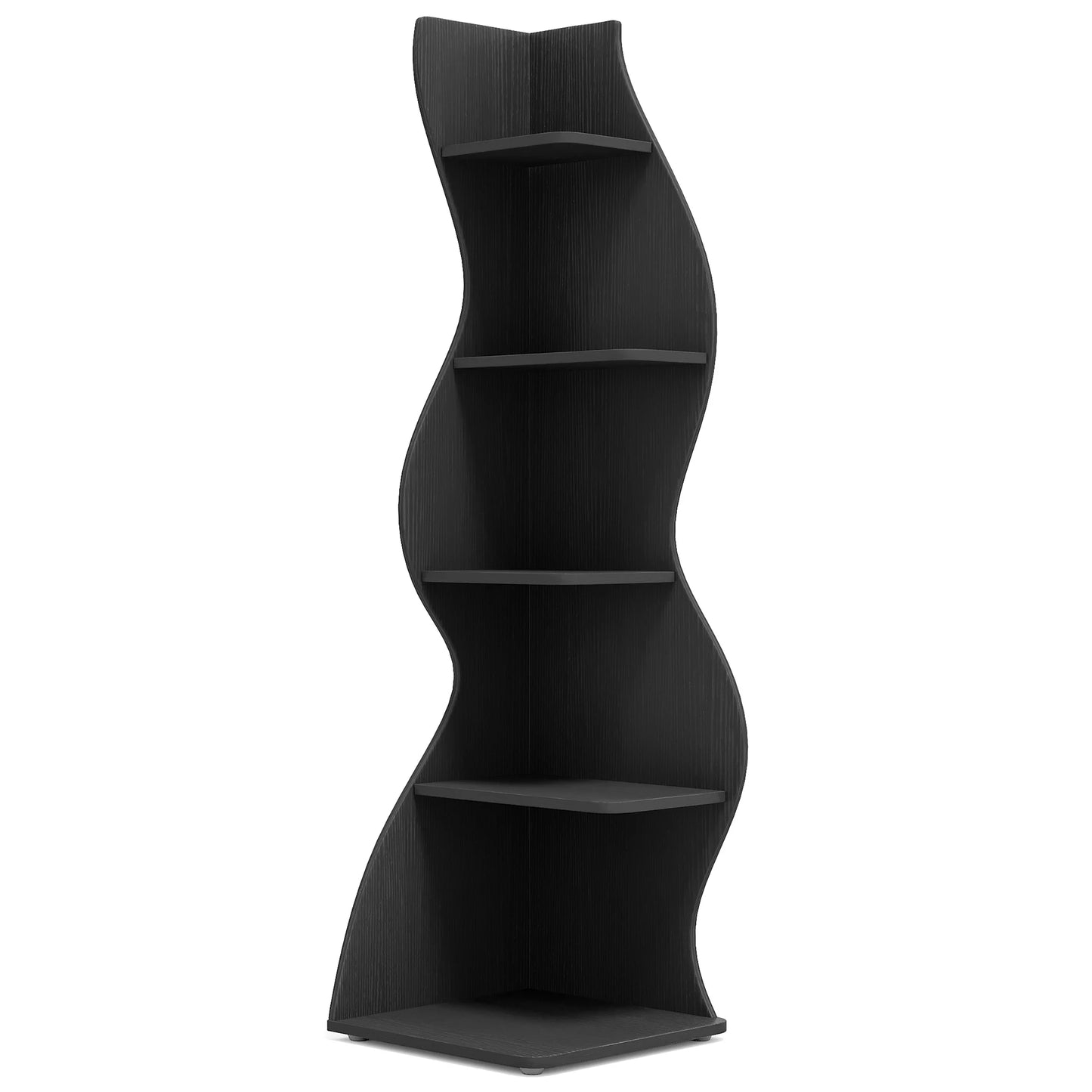 Tribesigns 5 Tier Corner Shelf Bookcase Storage Rack Plant Stand