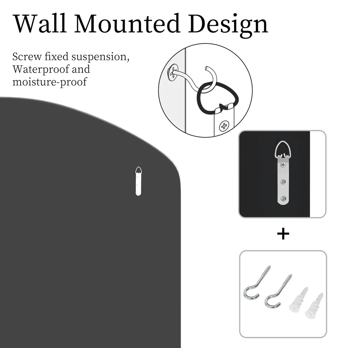 Arched Venetian Wall Mirror With Beveled Glass Accent