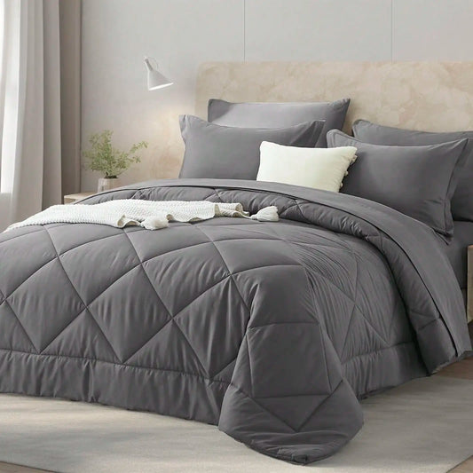 Geometric Pattern Bed Comforter Set
