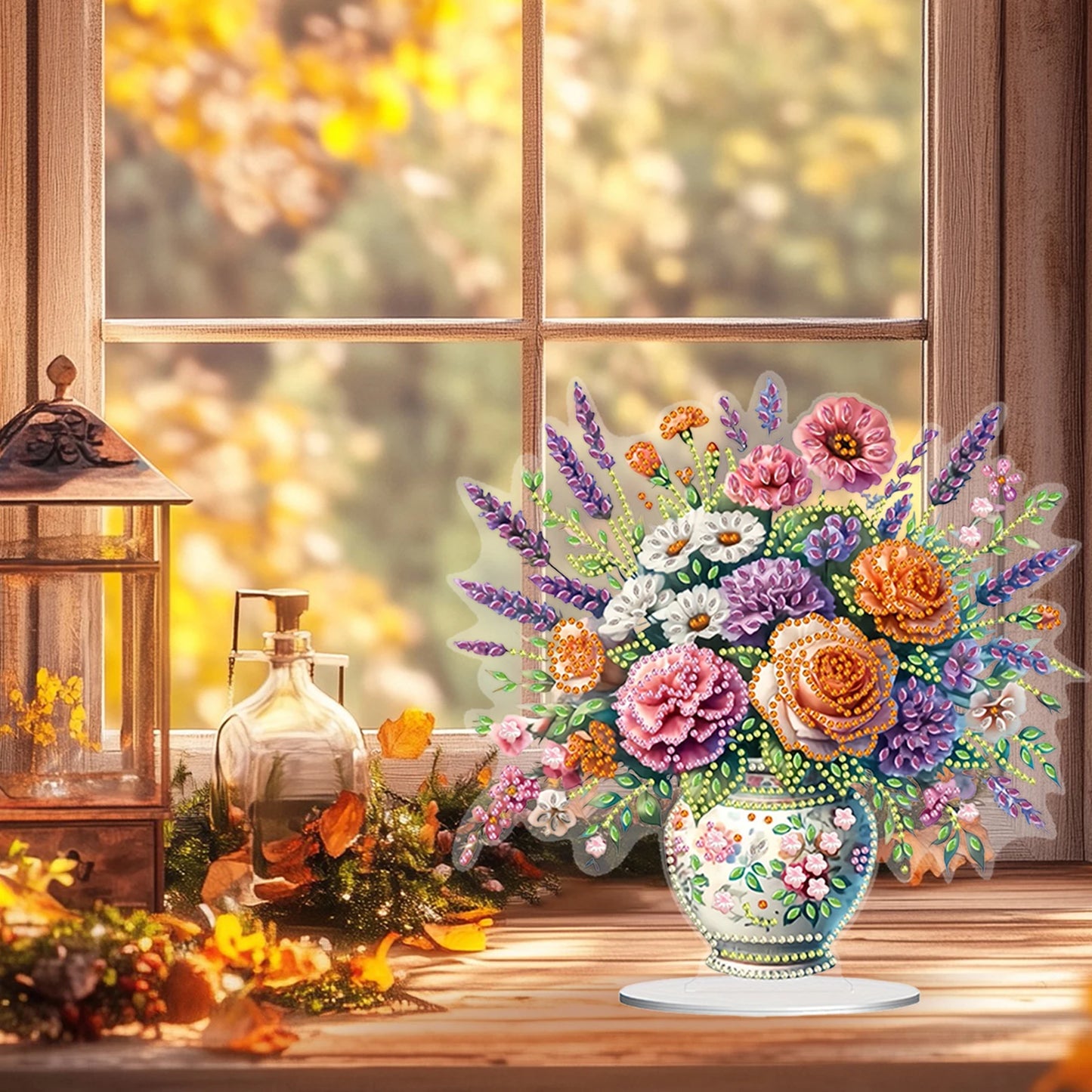 Flower Bouquet 5D DIY Diamond Painting Ornament Kit For Home Decor