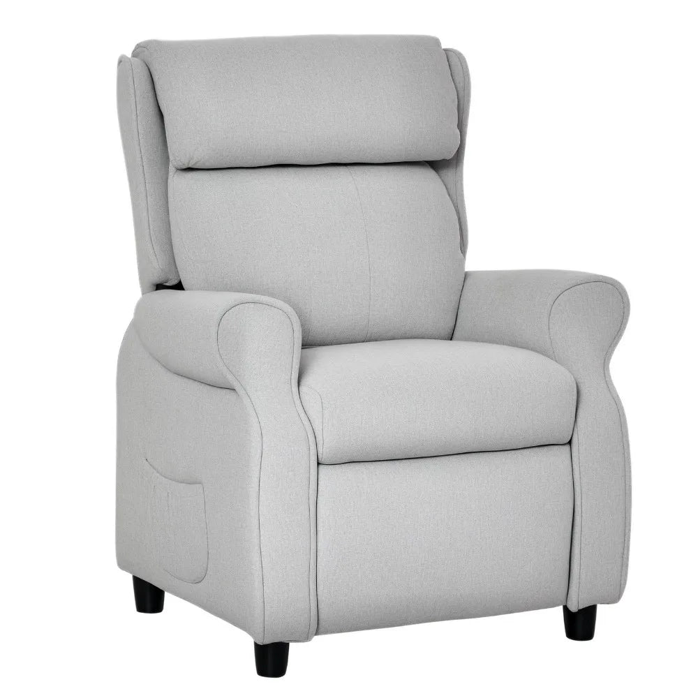 Kids Recliner Adjustable Armchair With Soft Sponge Cushion