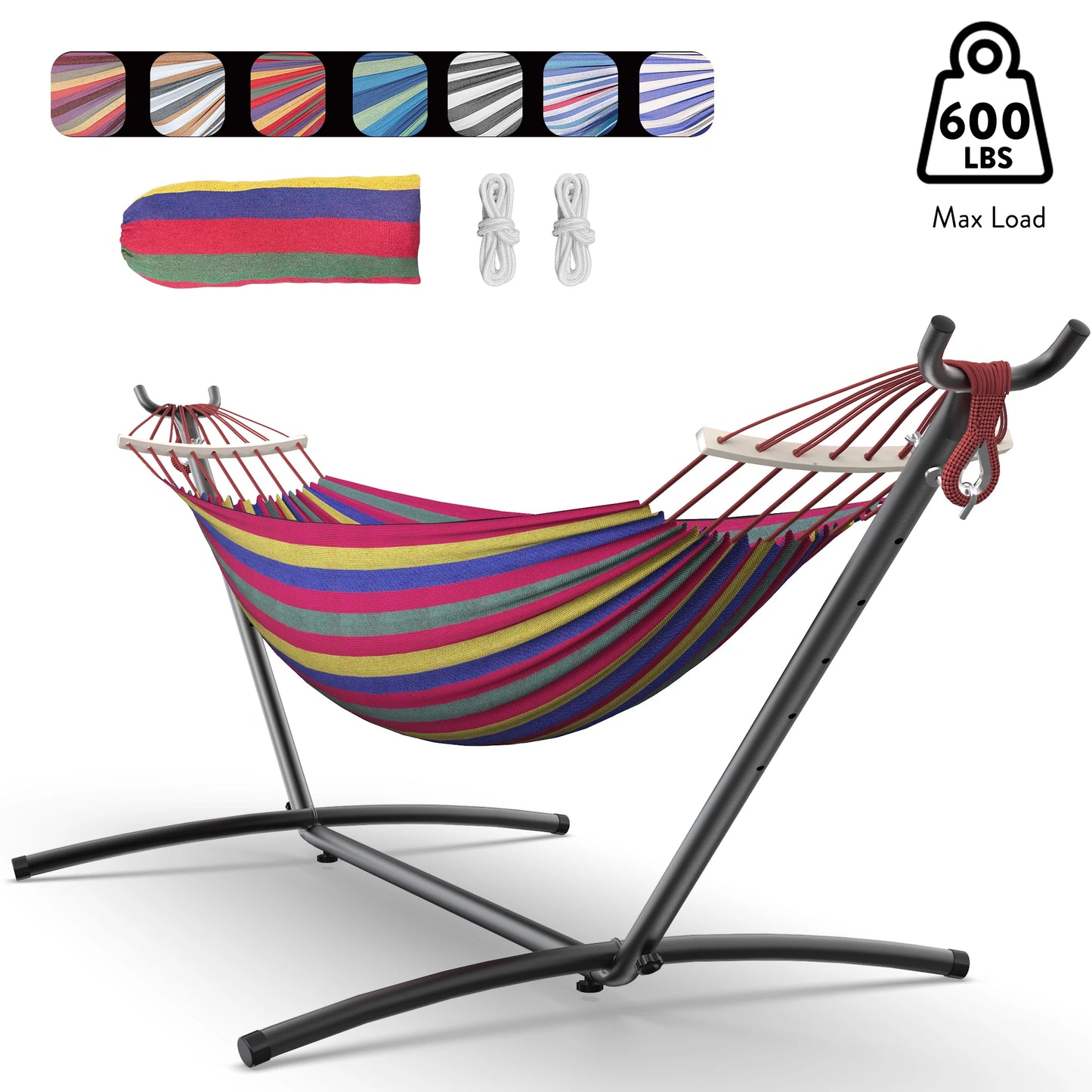 Gyroor Adjustable Stand Hammock With Storage Bag For Outdoor