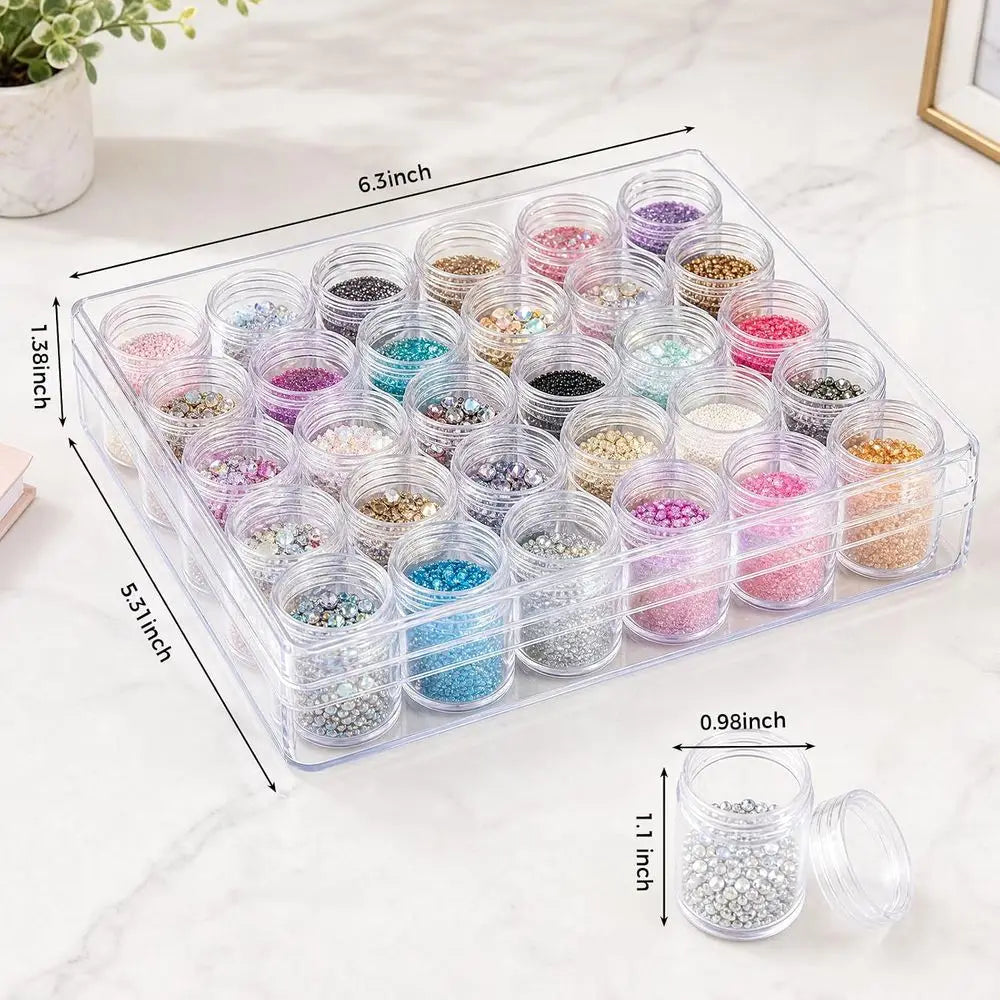 Portable Diamond Painting Storage Boxes For Bead Art Kits