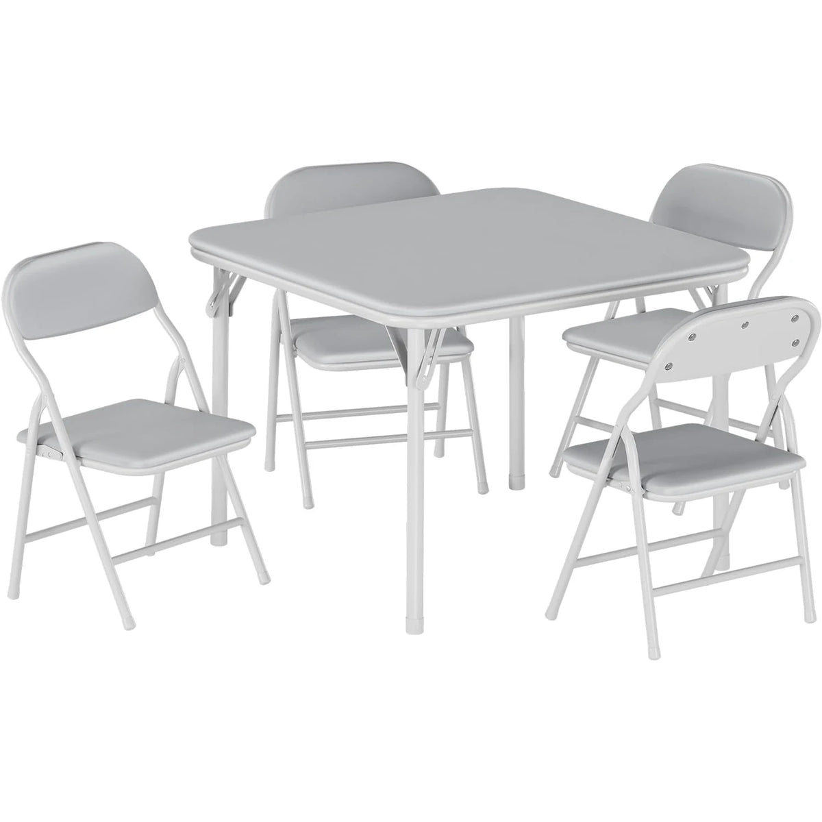 TWISTER.CK Kids Folding Table And Chairs Set For Children