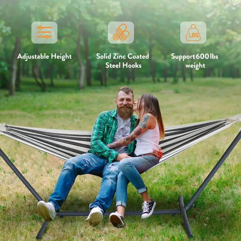 Gyroor Adjustable Stand Hammock With Storage Bag For Outdoor