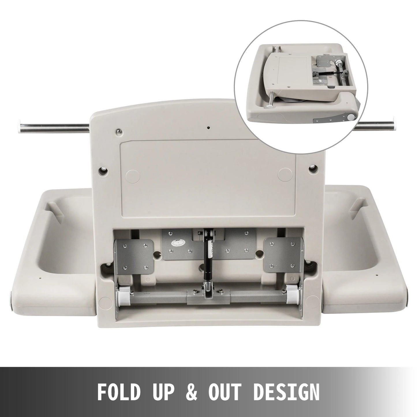 VEVOR Commercial Wall Mounted Baby Diaper Changing Station