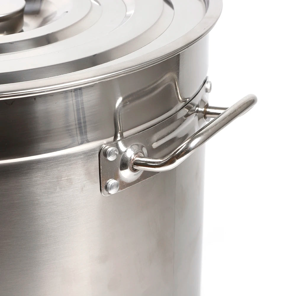 Stainless Steel Stock Pot With Lid For Home And Restaurant