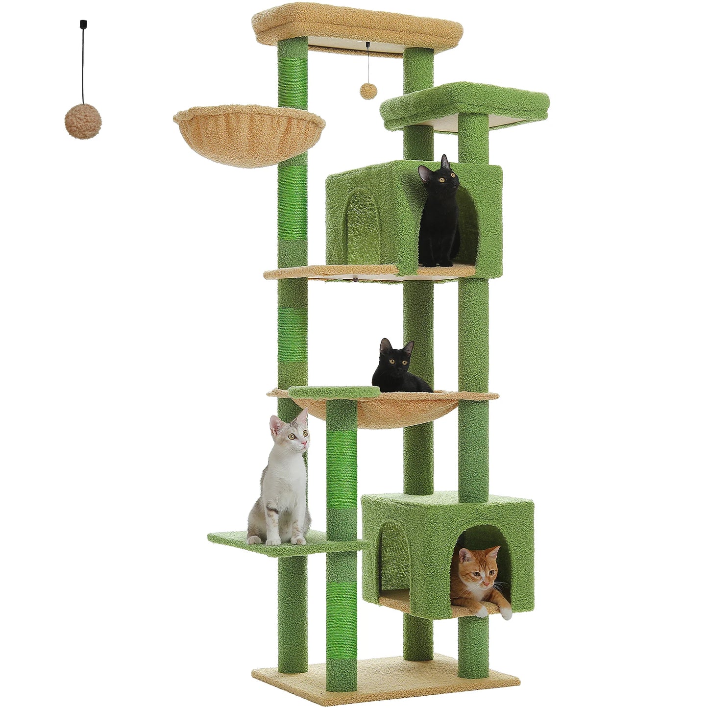 PAWZ Road Multi Level Cat Tree With Scratching Posts And Perches