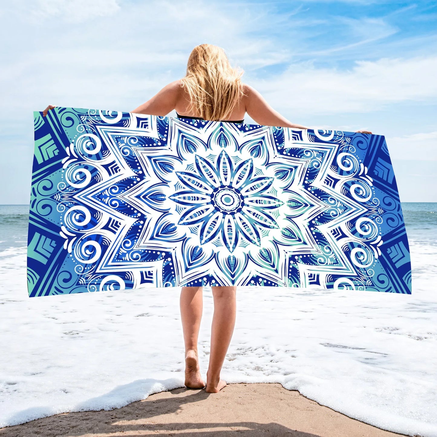 Microfiber Beach Towel Quick Dry Absorbent Portable Outdoor Camping Essential