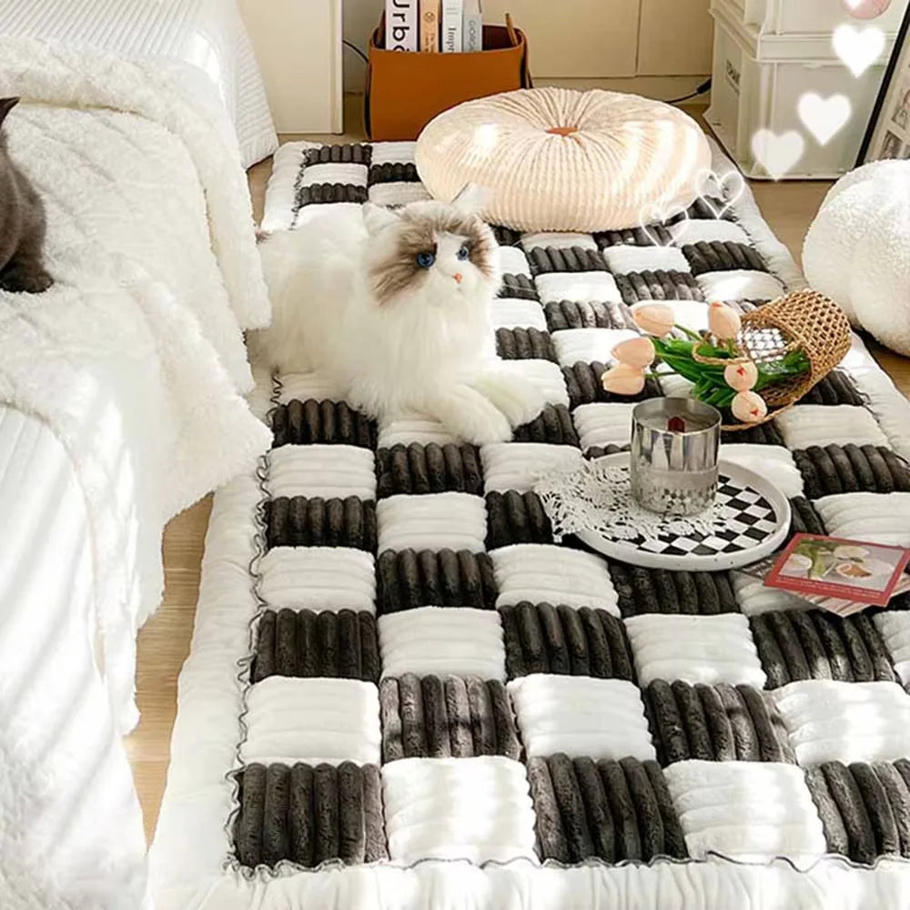 Waterproof Pet Car Seat Cover With Warm Coral Fleece Cushion