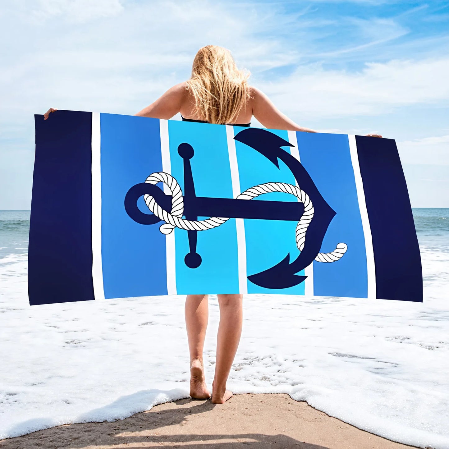 Microfiber Beach Towel Quick Dry Absorbent Portable Outdoor Camping Essential