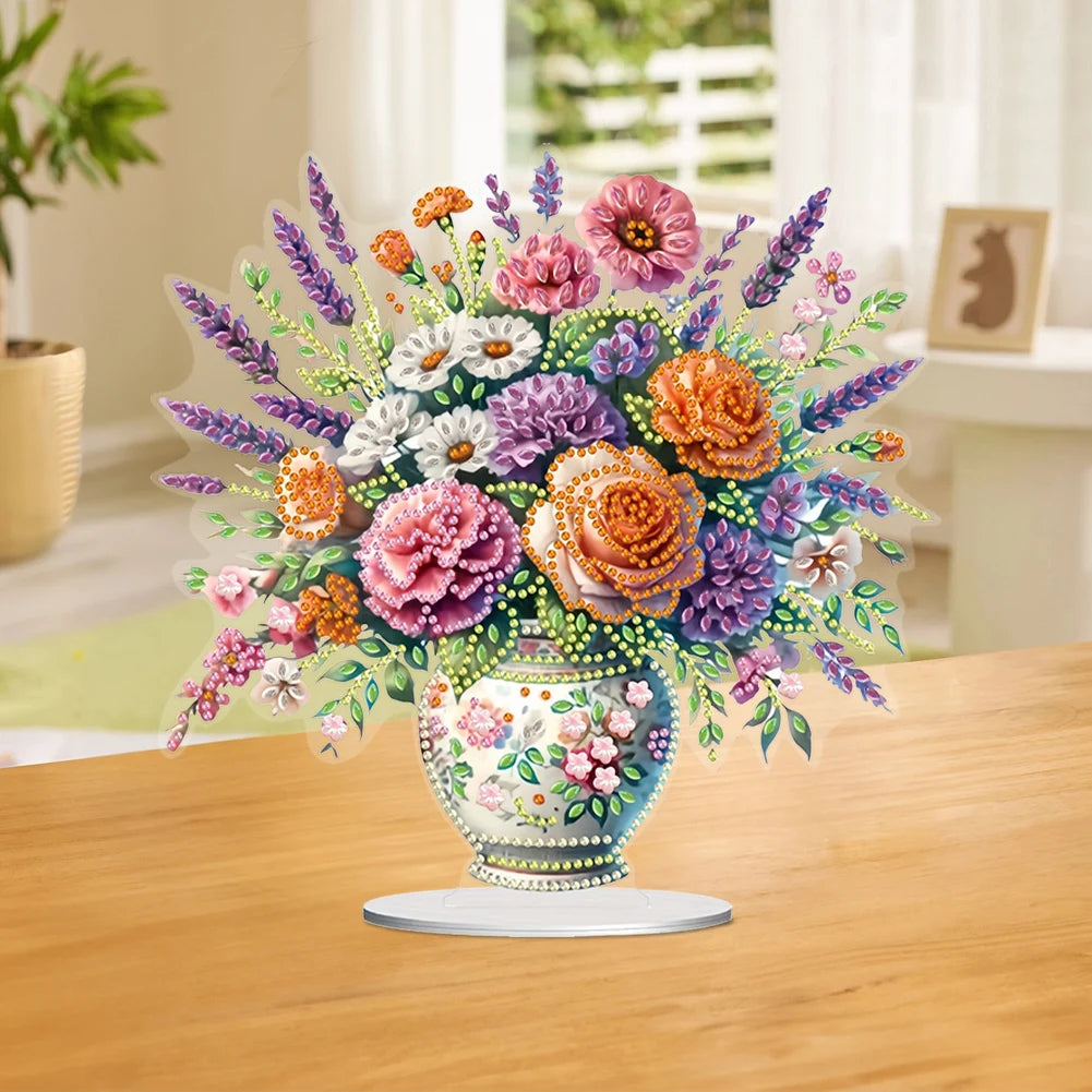 Flower Bouquet 5D DIY Diamond Painting Ornament Kit For Home Decor