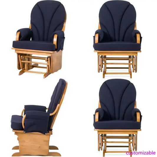 Nursery Rocking Chair With Padded Foam Arms