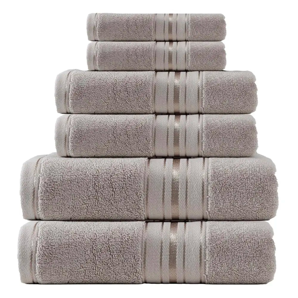Luxury Turkish Cotton Bath Towel Set For Bathroom Use