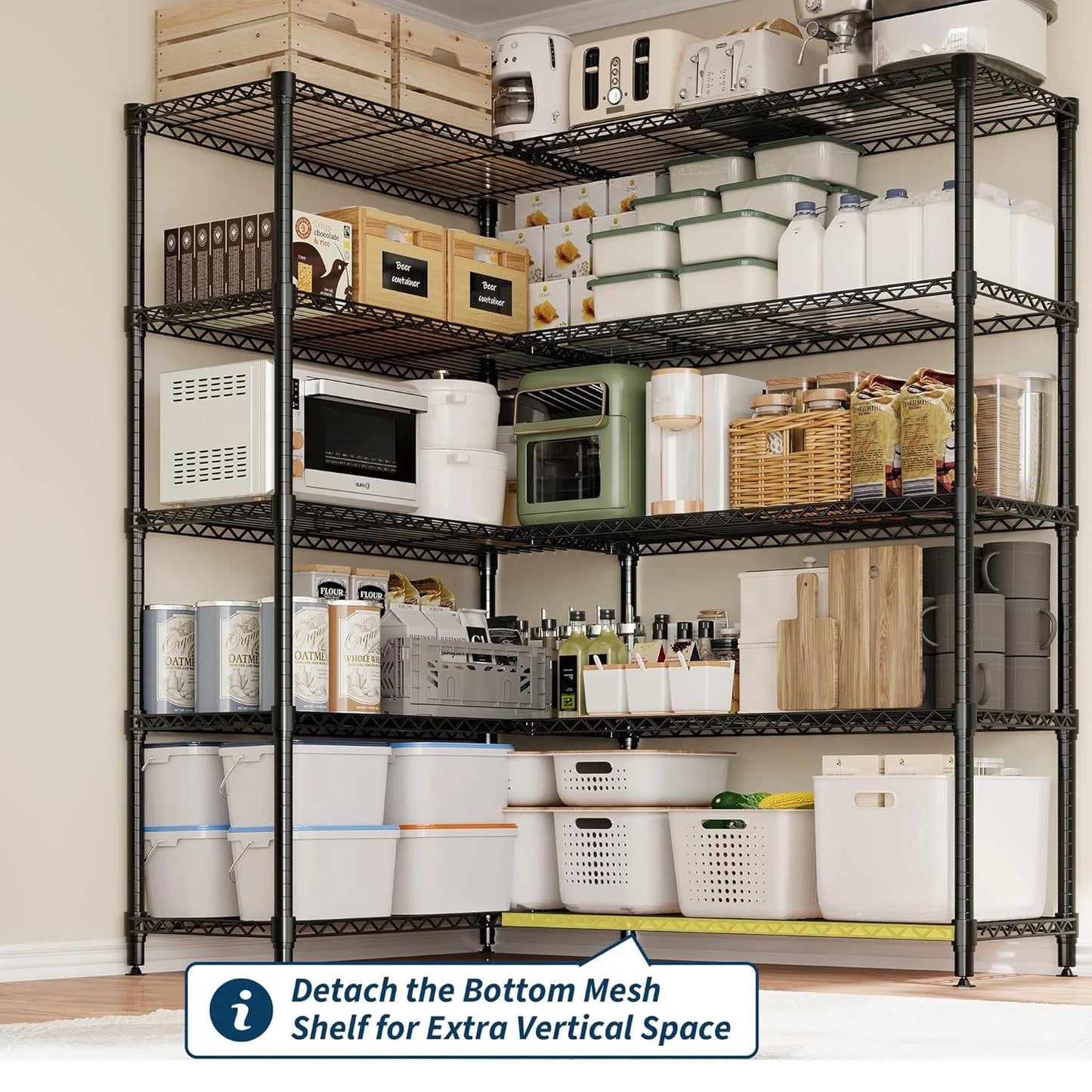 Twister CK Heavy Duty Metal Storage Shelves Adjustable Rack