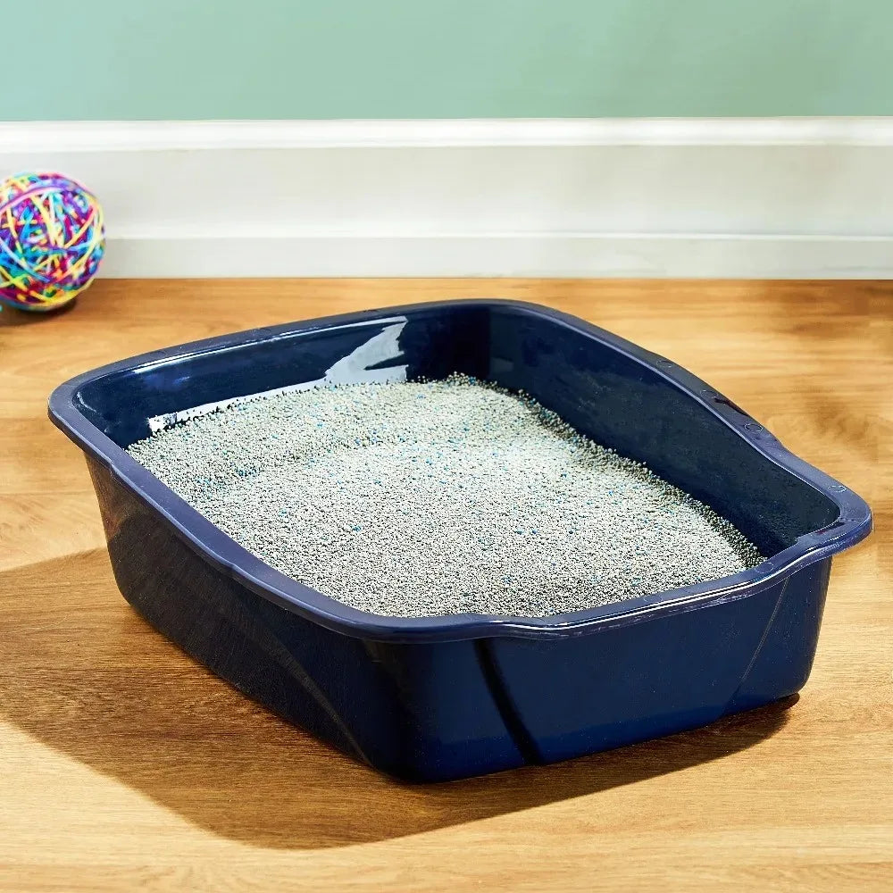 High Capacity Open Cat Litter Box With Scoop For Indoor Cats