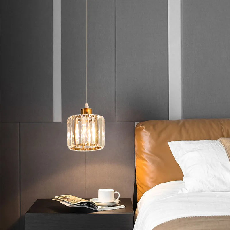 Vetrulus Modern Minimalist K9 Crystal Ceiling Lamp