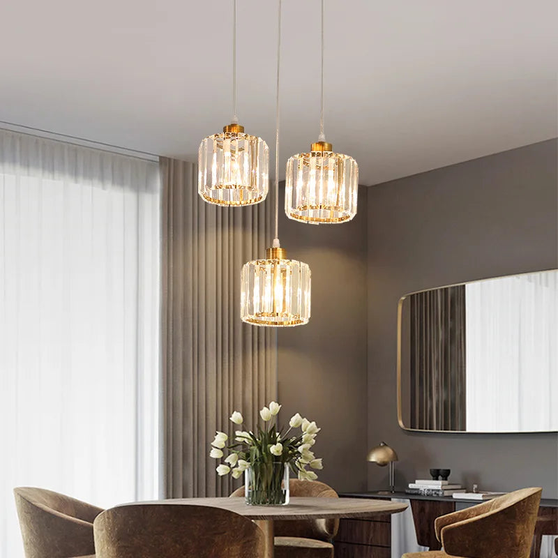 Vetrulus Modern Minimalist K9 Crystal Ceiling Lamp
