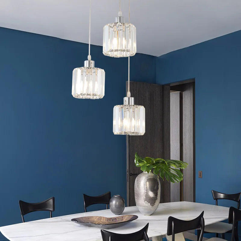 Vetrulus Modern Minimalist K9 Crystal Ceiling Lamp